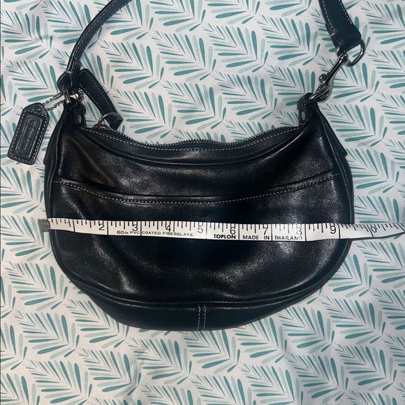 RARE Coach 7593 Black Hobo Shoulder Bag mini - Picture 8 of 9
